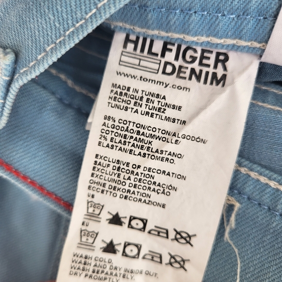 Tommy Hilfiger Naomi Mast Blue Ladies Jeans Size 26 Straight Leg - Picture 14 of 14